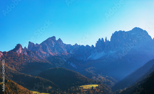 Dolomites Alps rocky mountain, scenic nature landscape © ValentinValkov