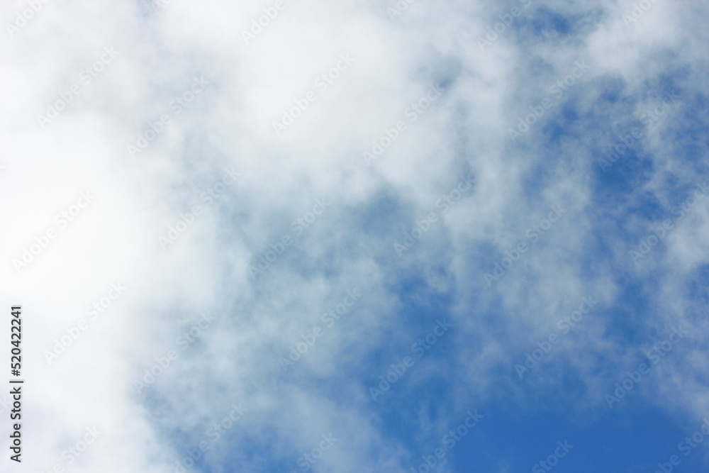 Picture of a blue sky with some clouds in the background.