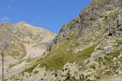 paysage de haute montagne en été - Alpes