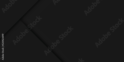 Professional and simple dark black abstract background with editable elements in vector format