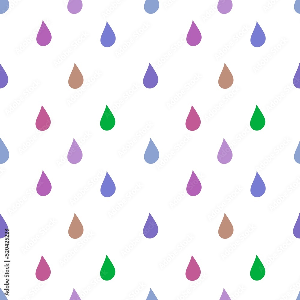 Simple seamless water rain drops pattern for clothes print and wrapping paper and notebooks and accessories and fabrics Simple seamless water rain drops pattern for clothes print and wrapping paper and notebooks and accessories and fabrics