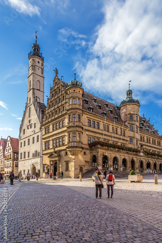 Rothenburg ob der Tauber, Germany. City Hall, XIII - XVI centuries