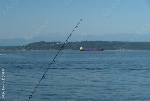 Fishing rod at Edmond Pier -3