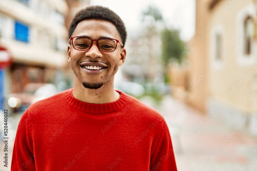 Handsome african american man outdoors Handsome african american man outdoors