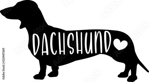  dachshund silhouette