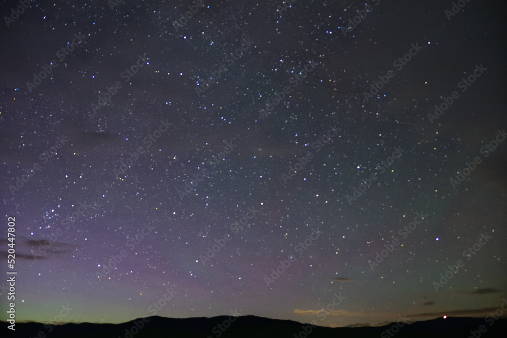 Naklejka premium starry night sky