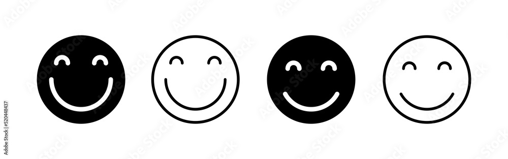 Smile icon vector. smile emoticon icon. feedback sign and symbol Smile icon vector. smile emoticon icon. feedback sign and symbol