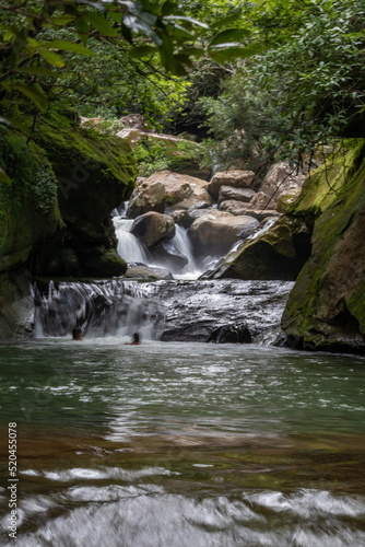 Cascada en Veraguas, recursos hídricos de Panamá 
