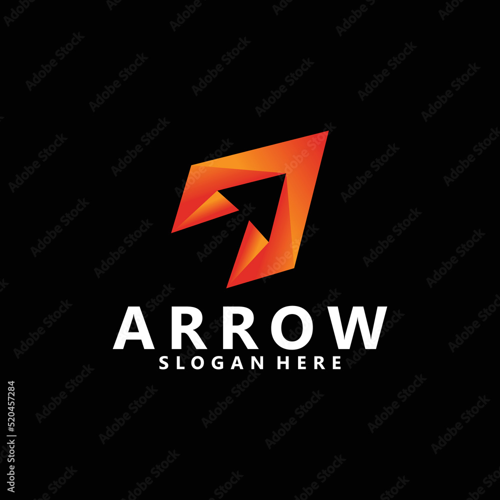 arrow logo icon vector isolated arrow logo icon vector isolated