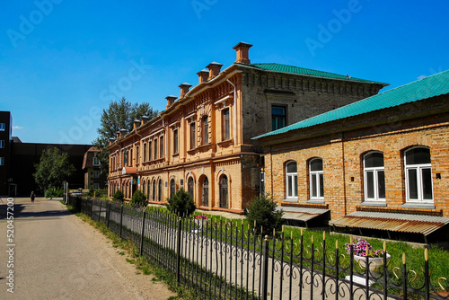 Art museum. Very old building. Old house. Ust-Kamenogorsk (kazakhstan)
