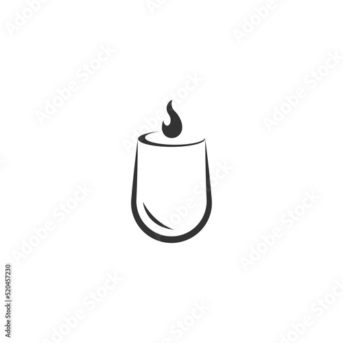Candle icon design