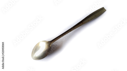 Tea spoon on a isolated white background
