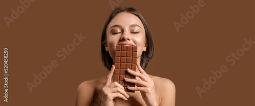 Beautiful woman with sweet ...