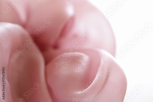 close up of a pink polish