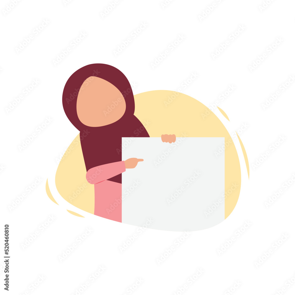 Kids holding blank banner vector illustration Kids holding blank banner vector illustration