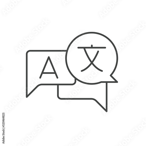 language icons  symbol vector elements for infographic web
