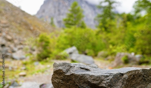 Bild auf Leinwand Rock in the mountains