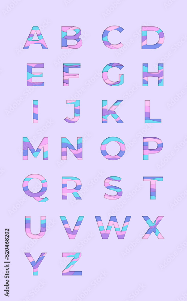 Alphabet and cute in cartoon style. Bright modern illustration for children, poster, card, purple background. Alphabet and cute in cartoon style. Bright modern illustration for children, poster, card, purple background.