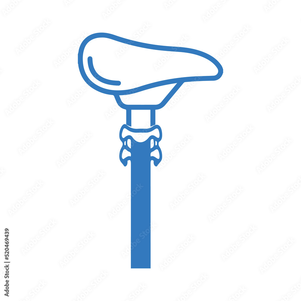 Bicycle components or Seatpost icon Bicycle components or Seatpost icon
