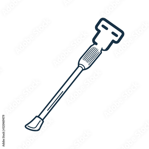 Bicycle device kickstand or position icon