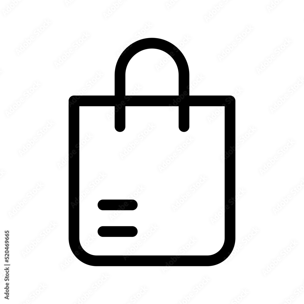 Shopping Bag Icon Vector Symbol Design Illustration Shopping Bag Icon Vector Symbol Design Illustration