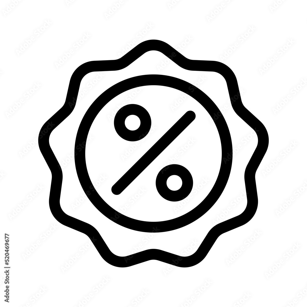 Discount Icon Vector Symbol Design Illustration Discount Icon Vector Symbol Design Illustration