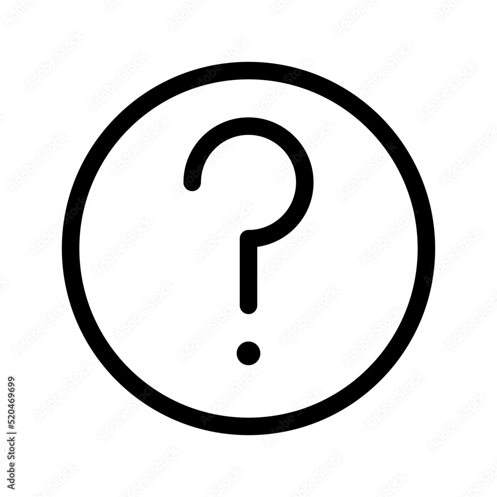 Questions Icon Vector Symbol Design Illustration