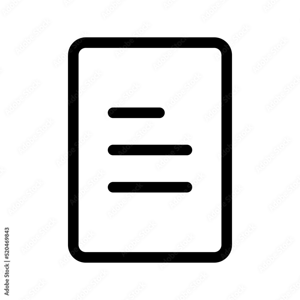 Notes Icon Vector Symbol Design Illustration Notes Icon Vector Symbol Design Illustration