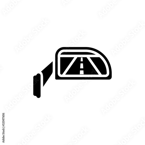 rear view mirror icon vector design templates