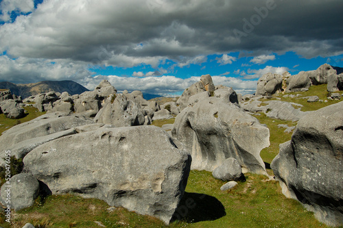 rocks in the mountains photo