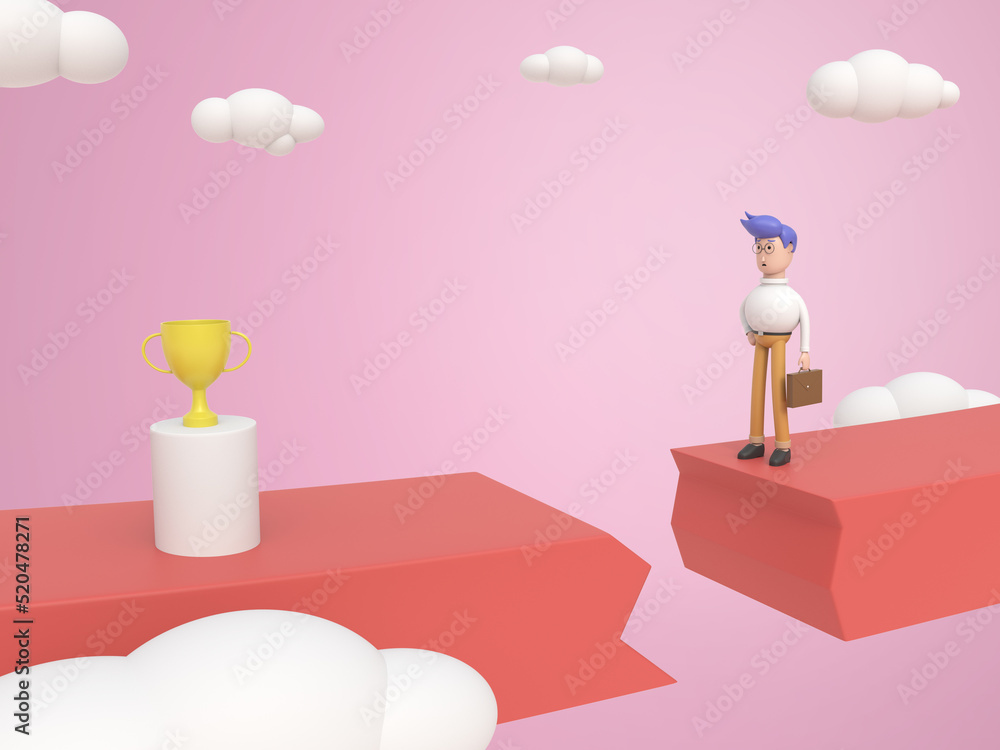 3d cartoon male businessman figure out a solution to get the job done 3d cartoon male businessman figure out a solution to get the job done