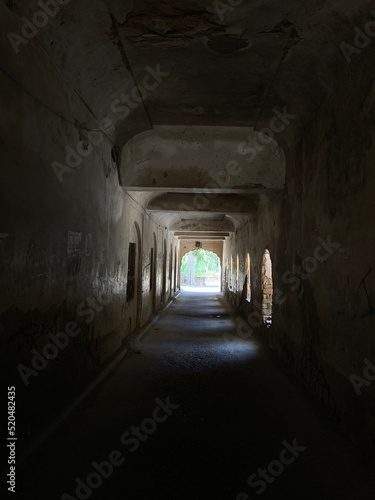 View through a tunnel on at road  © Kk1HB