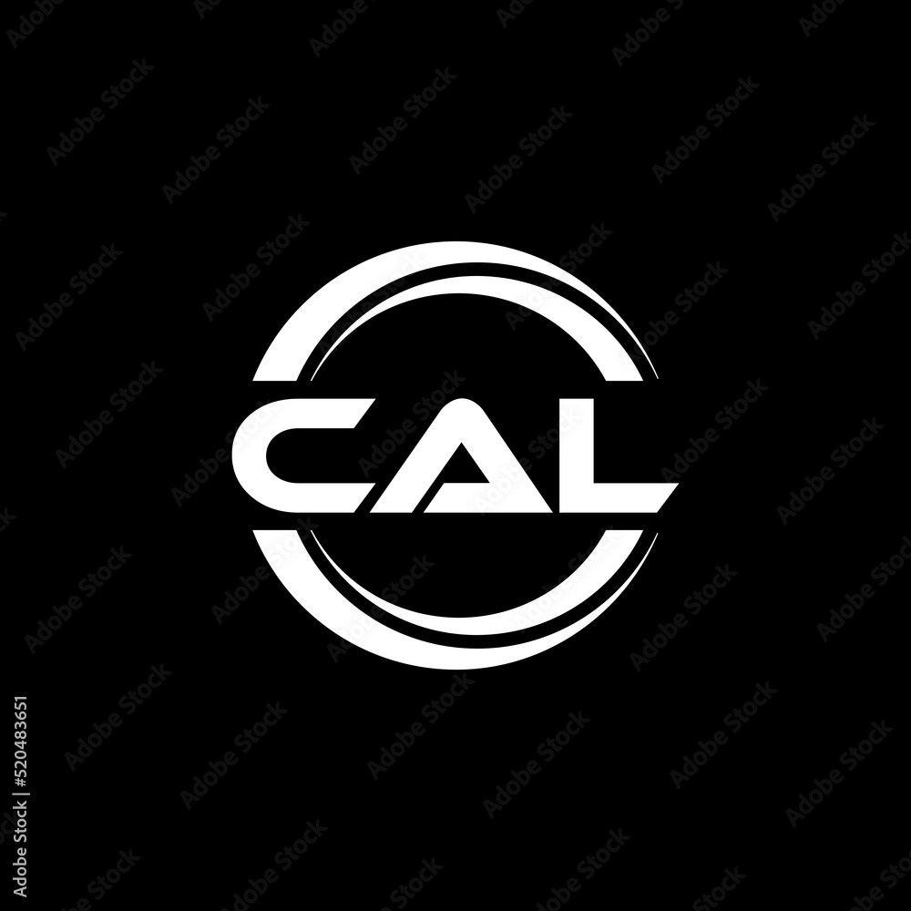 CAL letter logo design with black background in illustrator, vector logo modern alphabet font overlap style. calligraphy designs for logo, Poster, Invitation, etc. CAL letter logo design with black background in illustrator, vector logo modern alphabet font overlap style. calligraphy designs for logo, Poster, Invitation, etc.