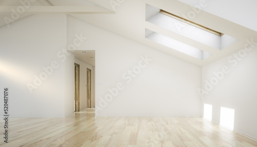Dachgeschoss-Moderniesierung - 3D Visualisierung © 4th Life Photography