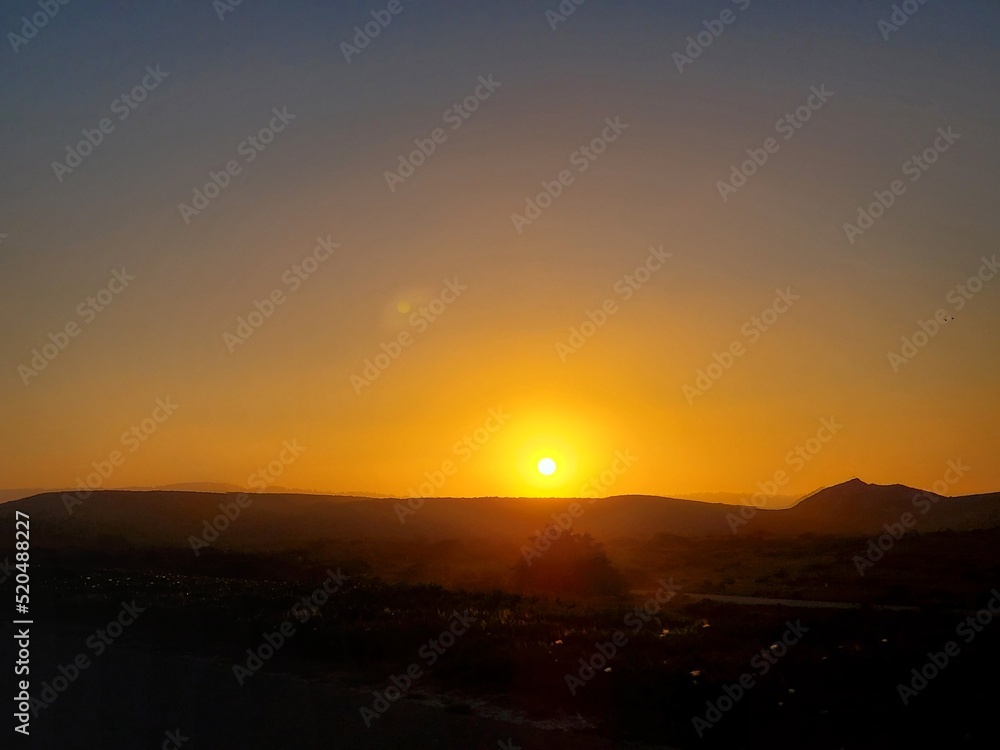 Obraz premium Orange sky