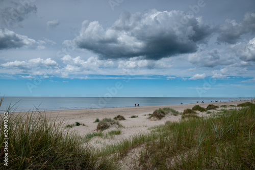 Silent summer afternoon at Baltic sea, Liepaja, Latvia.