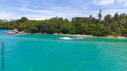 Laem Ka is a small beach about 150 meters long edged by large stones. This is the only one beach in Rawai located on the leeward east coast, so there are no big waves here even in the low season. Due 