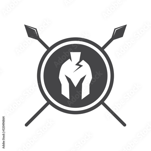 Spartan helmet logo