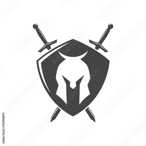 Spartan helmet logo