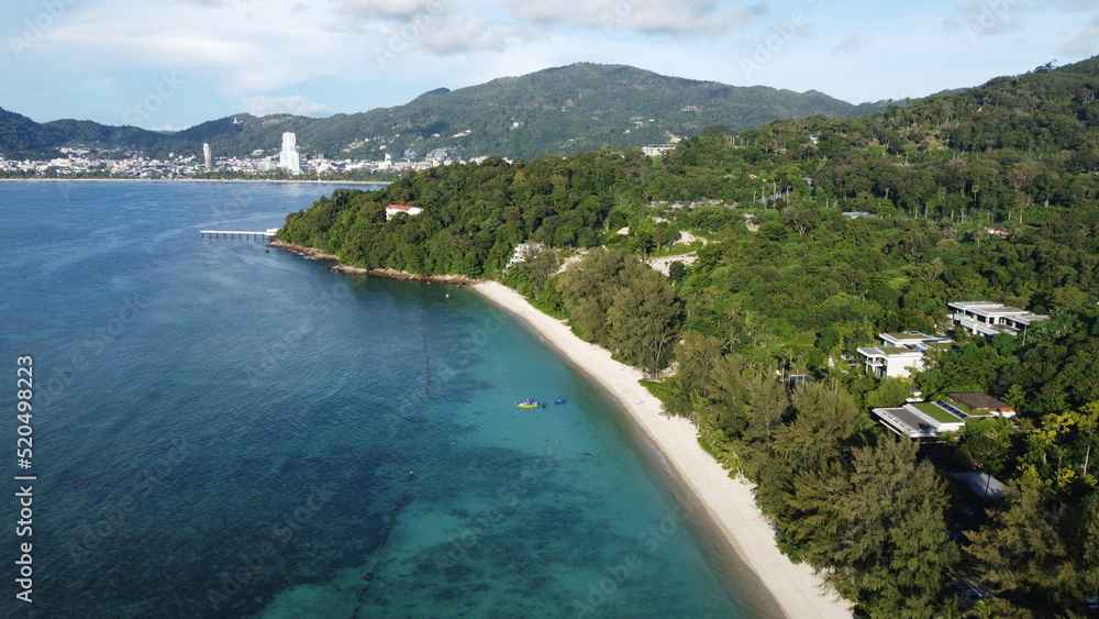 Tri Trang Beach is just a few kilometres south of Patong Beach, and it's a superb and unsuspected haven of peace.