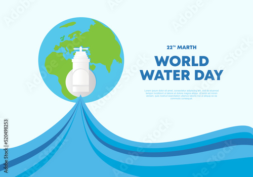 World water day poster bann...