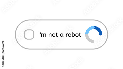 Template for entering captcha I'm not a robot