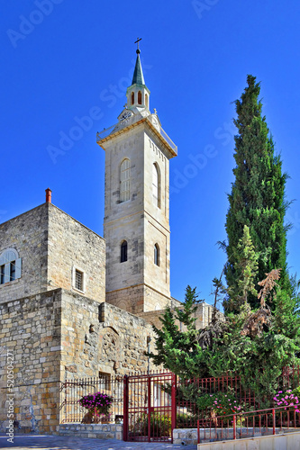 The Church of Saint John the Baptist is a Catholic church in Ein Karem, Jerusalem, that belongs to the Franciscan order. It was built at the site where Saint John the Baptist is believed to have been