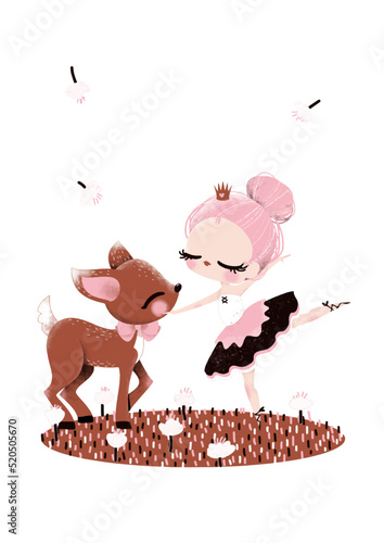 La danseuse et le faon
