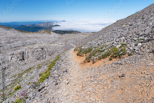 Atlantic Pyrenees. Ascent to Auñamendi photo