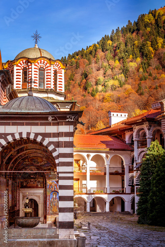 Rila Monastery, Rilsky monastery in Bulgaria photo