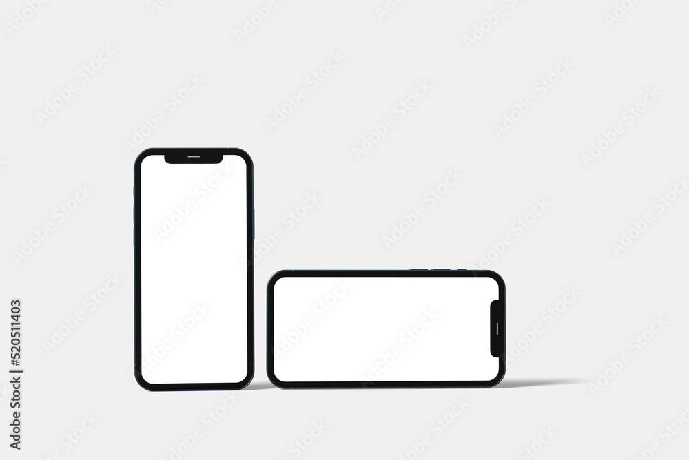 Realistic Smartphone mockup blank Realistic Smartphone mockup blank