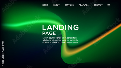 Wallpaper Mural ABSTRACT GEOMETRIC BACKGROUND ELEGANT GRADIENT COLOR DESIGN VECTOR TEMPLATE GOOD FOR MODERN WEBSITE, WALLPAPER, COVER DESIGN  Torontodigital.ca