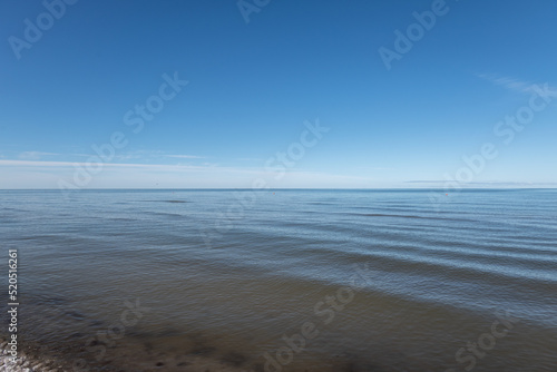 Blue and still Baltic sea.