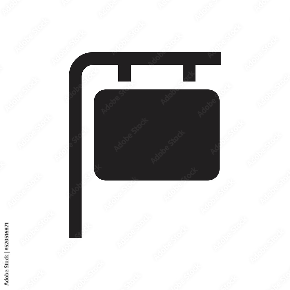 Signboard icon design. vector illustration Signboard icon design. vector illustration
